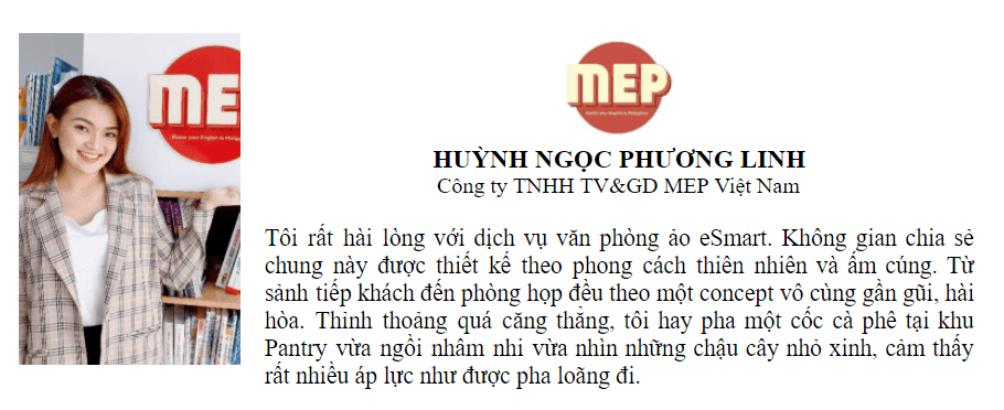 Những khách hàng tiêu biểu Dịch vụ văn phòng eSmart hân hạnh đồng hành