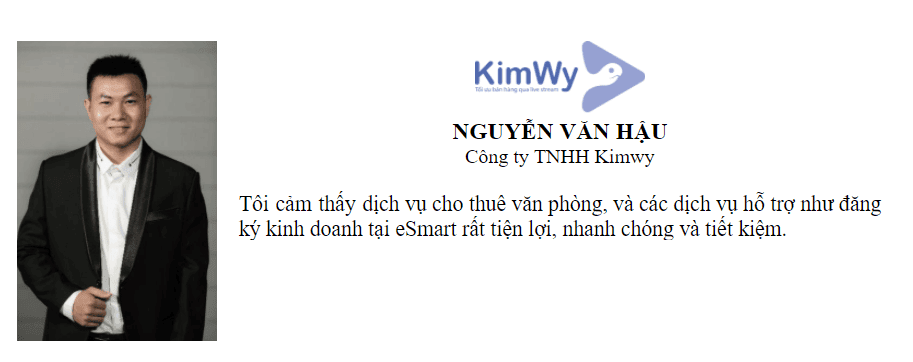 Những khách hàng tiêu biểu Dịch vụ văn phòng eSmart hân hạnh đồng hành